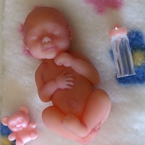 45CM Newborn Full Silicone Baby Boy Doll Reborn Sleeping Soft Cuddly Body  3D Skin with Visible Veins Handmade Doll