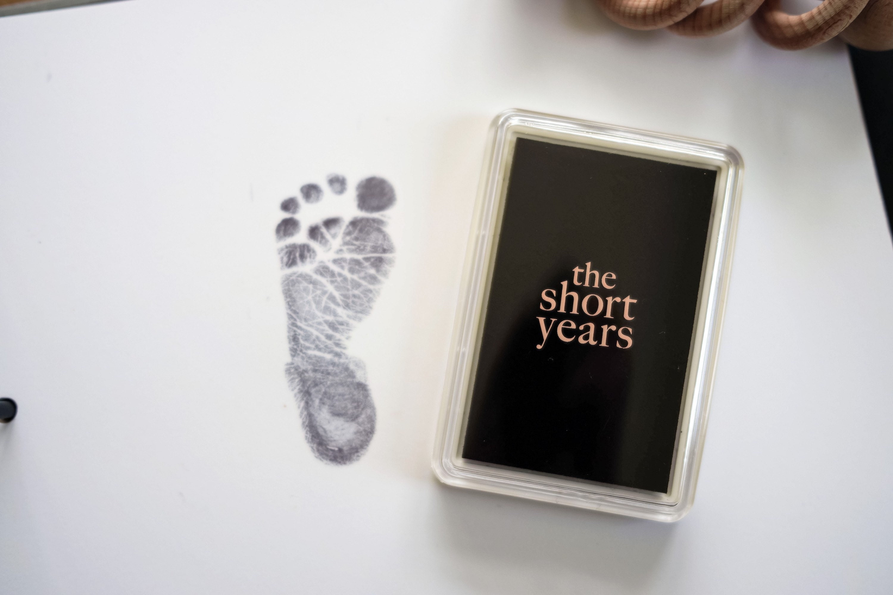 Baby Footprint Ink Pad, Lasting Memories Baby Ink Pad With Paper