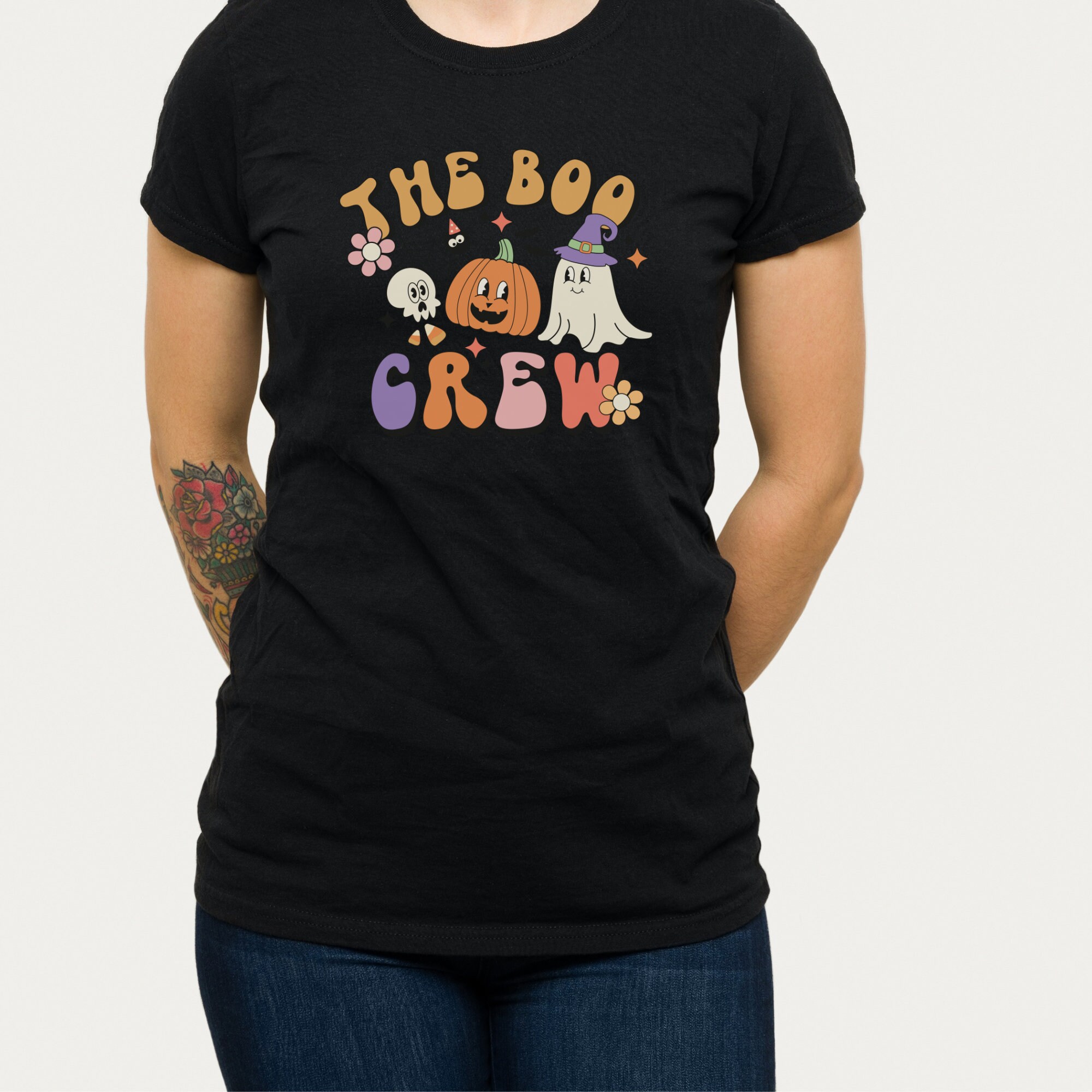 Boo Crew Halloween Printable T Shirt PNG Halloween Boo - Etsy