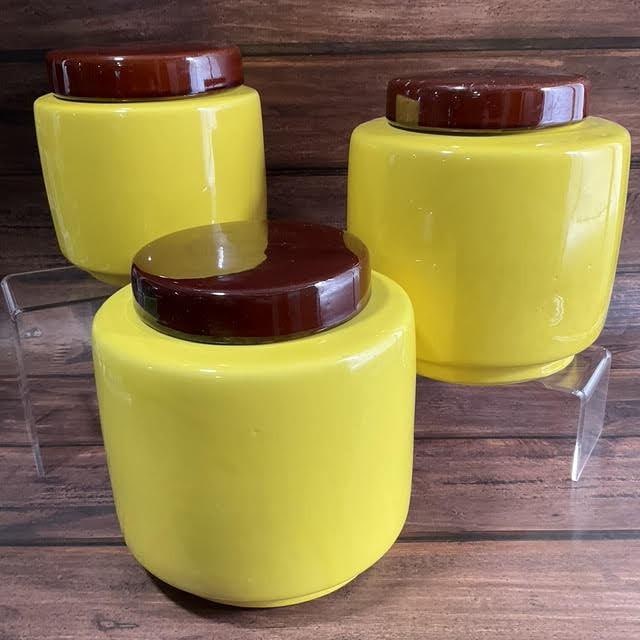 アメリカ　キャニスター　mccoy マッコイ　ヴィンテージA11 Mccoy Canister Set - Etsy