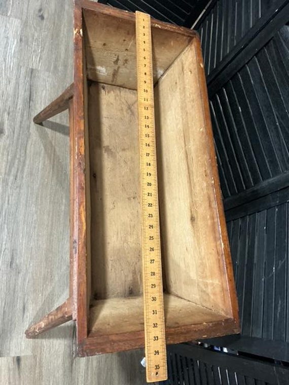 Antique 1800s French Provincial Dough Box Table Large 37