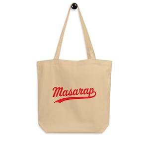 Masarap Tote Bag, Filipino-themed Eco Tote, Pinoy Gifts
