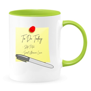 Um lembrete maravilhoso = caneca de cerâmica branca de 11 onças - para parar Putin, envie amor à Ucrânia para todos que apoiam a Ucrânia