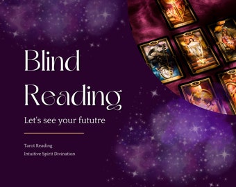 Blind Reading, 3 Card Tarot Reading, 6 Hour Delivery, Tarot Card Reading, Psychic Reading, Clairvoyant