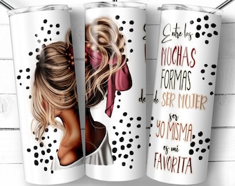 Diseño de envoltura motivacional para vasos (descarga digital)