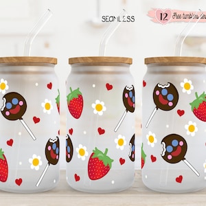 Mexikanische Süßigkeit 16 Unze digitales Design, 16 Unze Glasdosen-Design, Sublimationsdesign, Paleta Payaso-Verpackung, Valentinstag 16 Unze Verpackung, digitales Design,