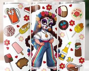 Mexican Candy Lover 20oz Tumbler Design: Sweet Gordita (Digital Sublimation)