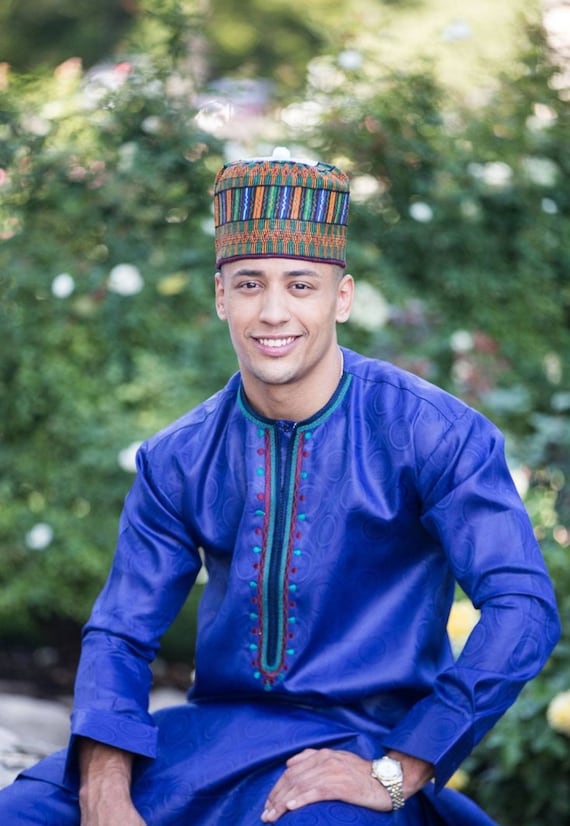 Fulani hausa Groom Dress men Kaftan Suit 2pcs Groom Clothing Men s African Clothing Men s Fashion Style Men s Wedding Suit Men Dashiki Etsy Canada