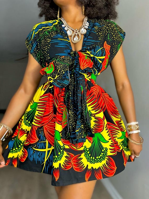 Latest native short gown hot sale