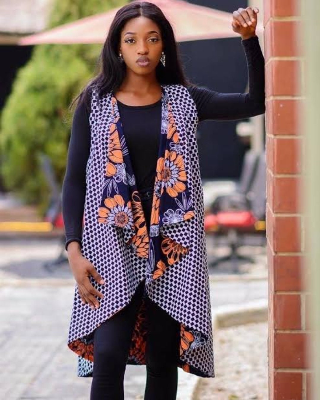 Ankara kimono jacket for ladies hotsell