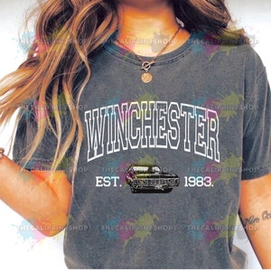 Winchester &#39;83 T-Shirt: Supernatural Inspired Comfort Colors Tee