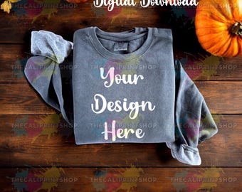 Comfort Colors Sweatshirt Mockup, Fall Mockup (Digital Download)