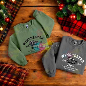 Supernatural Winchester Bros Sweatshirt: Sam and Dean Gift