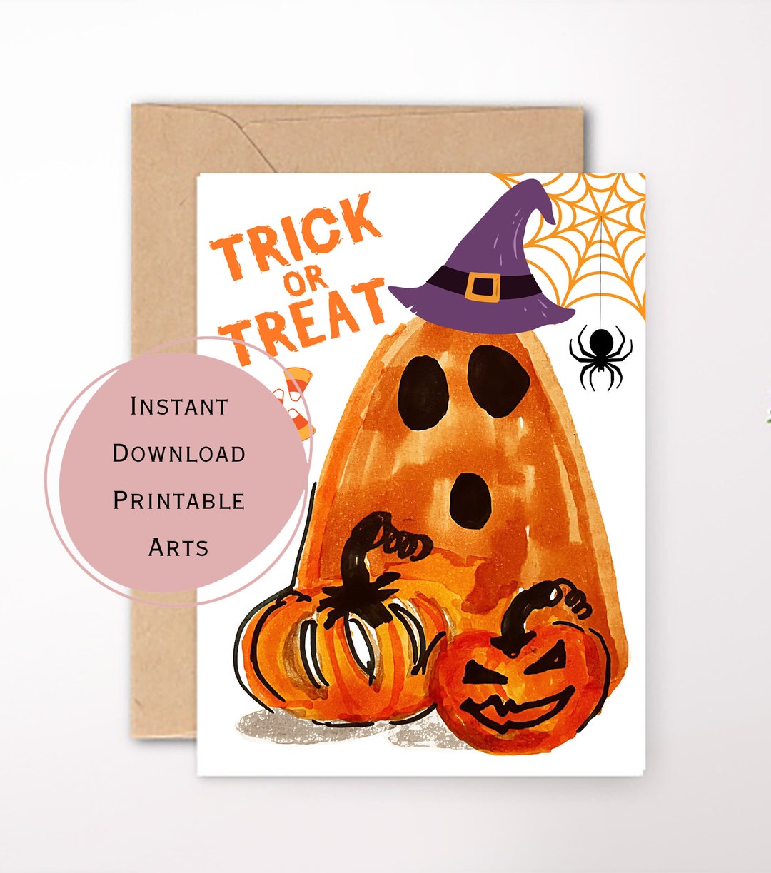 Halloween Handmade Cards, Trick or Treat, Halloween Posters, Spooky ...