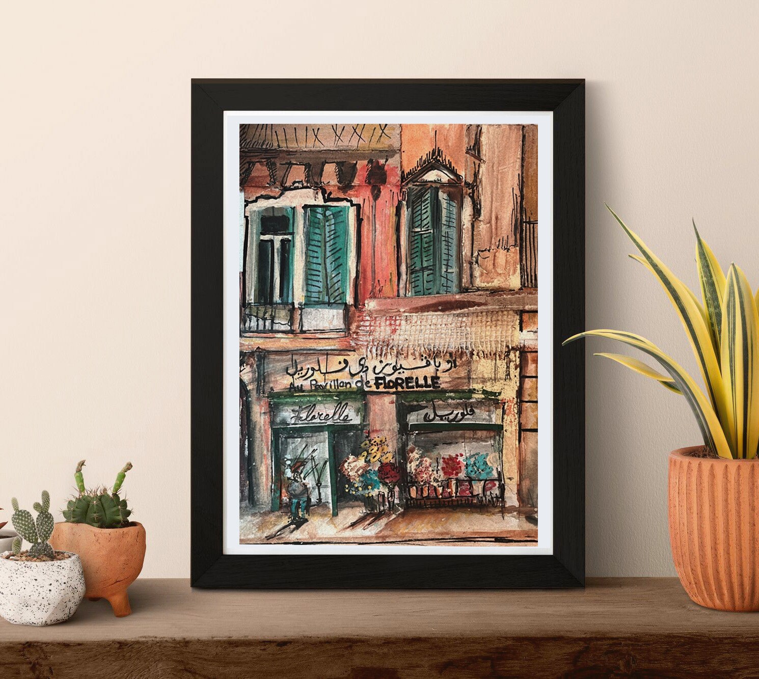 Printable Vintage Arabian Collage, Frame Art, Authentic Art, Arabian ...