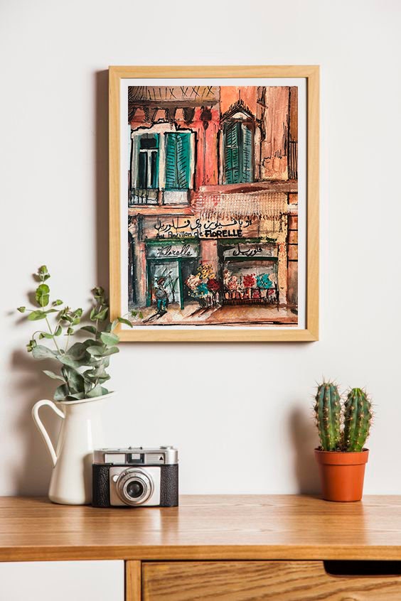 Printable Vintage Arabian Collage, Frame Art, Authentic Art, Arabian ...