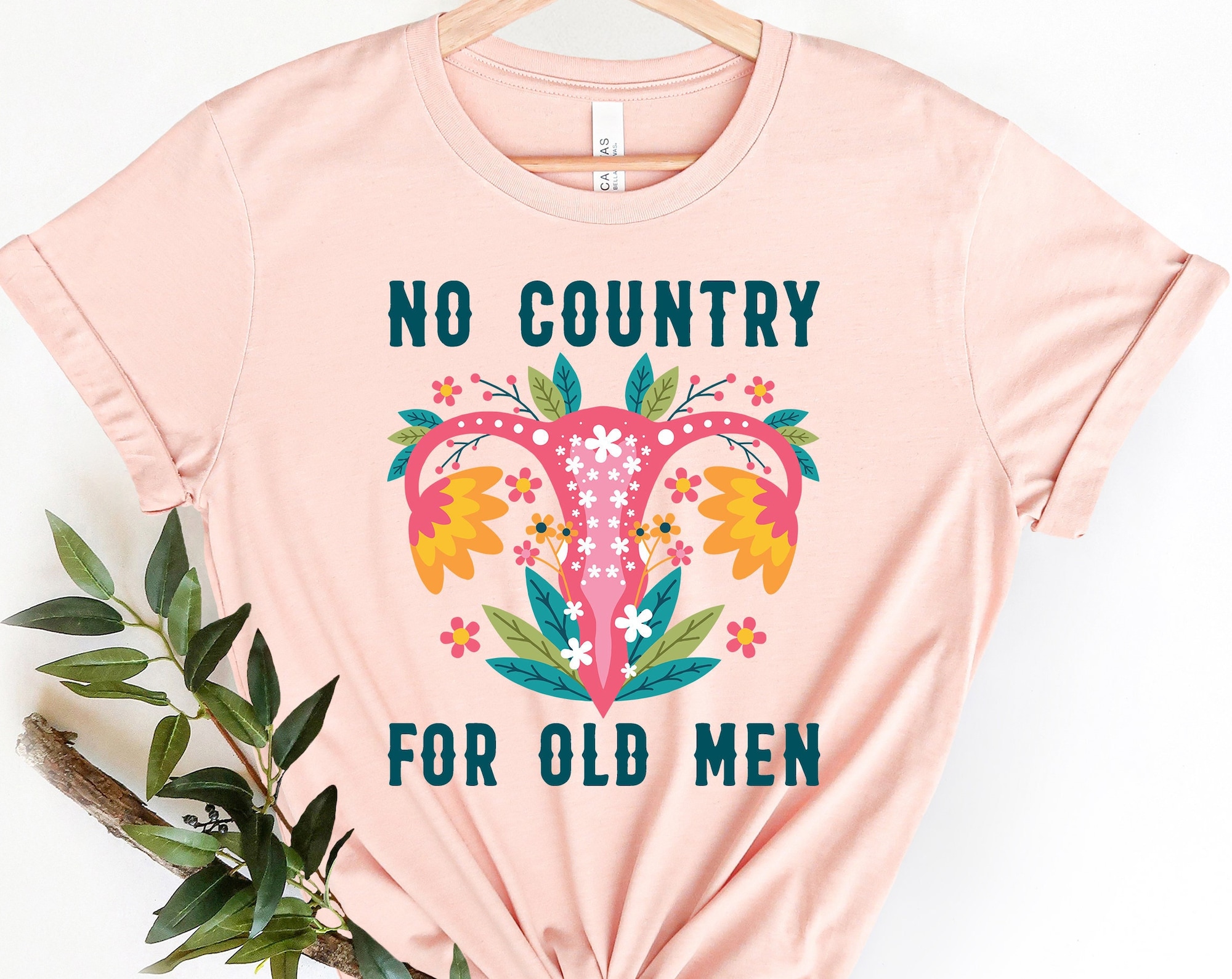 Discover No Country For Old Men | Feminist Shirt, Uterus Shirt, Abortion Shirt, Women Rights Shirt, Uterus Pro Choice Shirt, Stop Abortion Ban Shirt