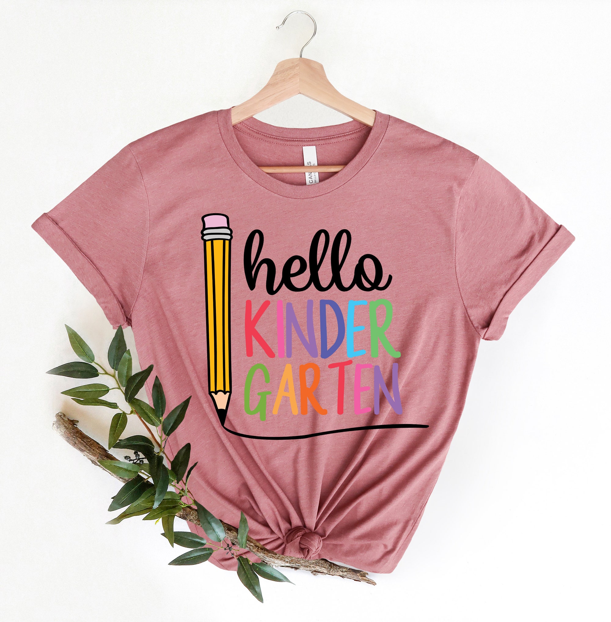 Hello Kindergarten Shirt | Kindergarten Teacher Shirt, First Day of School Shirt