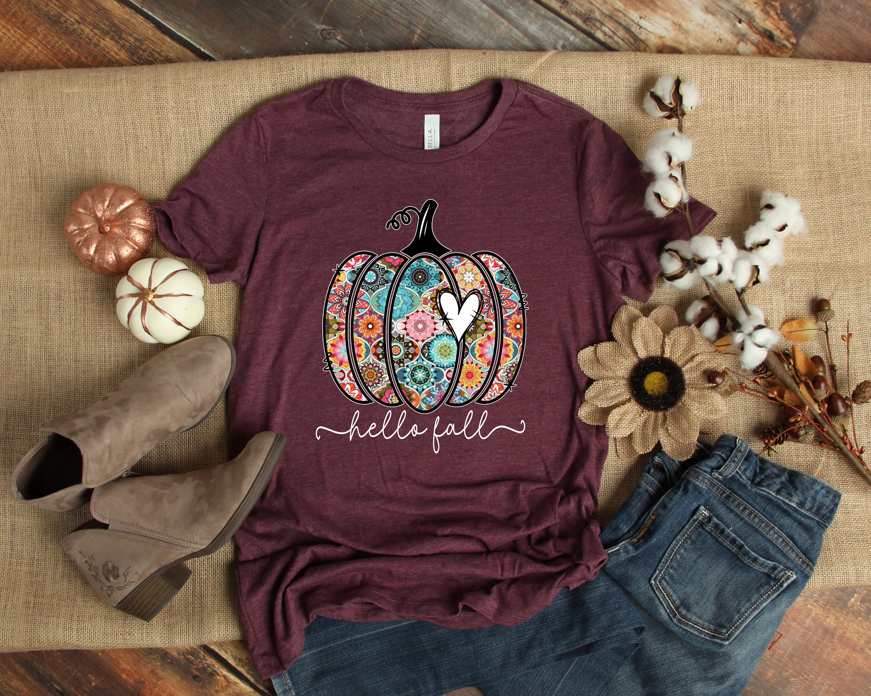 Discover Hello Fall Shirt |  Fall Love Shirt, Pumpkin Shirt, Fall Season Pumpkin Shirt