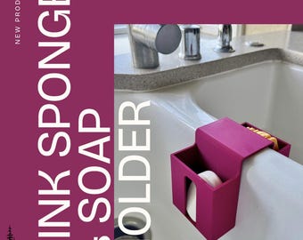 Spüle Schwamm & Seife Halter - Platzsparender Küchen Organizer