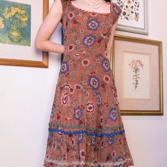 Vintage Anna Sui Designer Dress - Gem