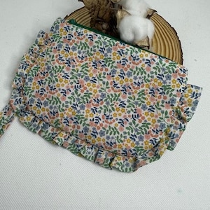 Bolsa Feminina com Folhos, Bolsa Pequena, Necessaire, Necessaire para senhora, Bolsa para Mulher, Carteira de Mão, Bolsa de Praia