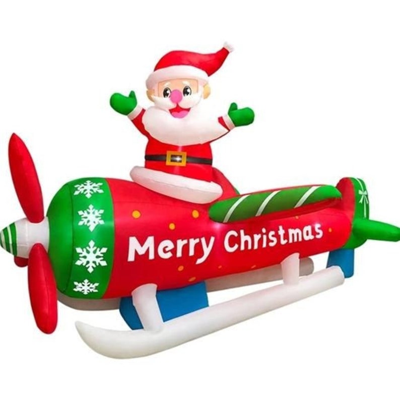 9FT Christmas Inflatables Outdoor Decorations Santa Claus on Etsy