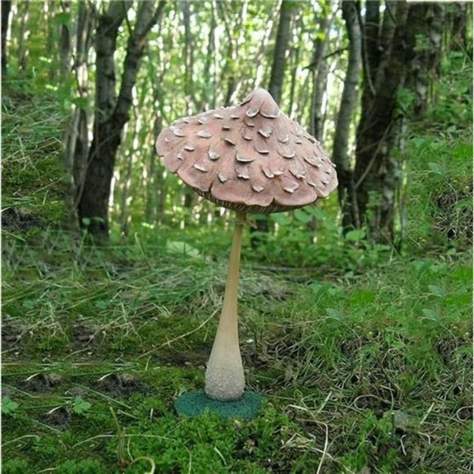 Miniature Happy Mushrooms Resin Garden Statue Funny Mushroom Etsy