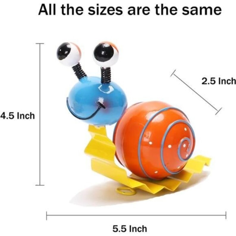 Metal Garden Decor Cute Snail Yard Art Outdoor Lawn Patio Etsy