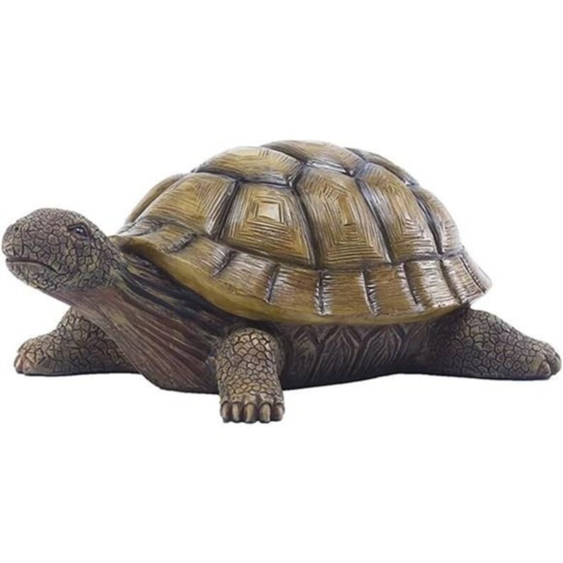 Resin Tortoise Garden Statue Turtle Lawn Ornament Etsy