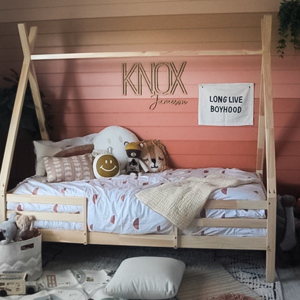 Montessori Bed Twin Etsy