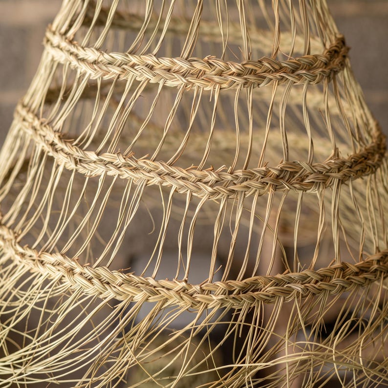 Suspension Marocaine en Paille de Doum