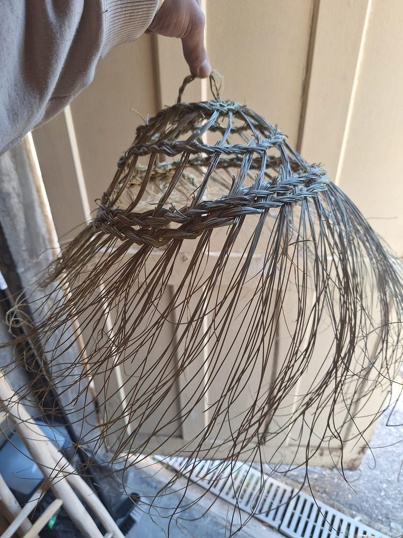 Marocain Openwork Paille Suspension Artisanale