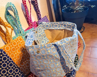 Grand Sac Cabas Marocain Brodé Main