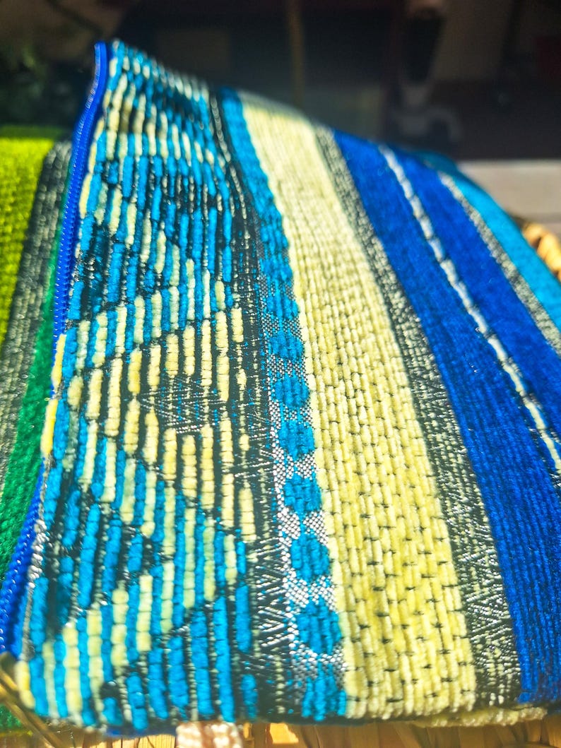 Pochette bohème en tissu berbère