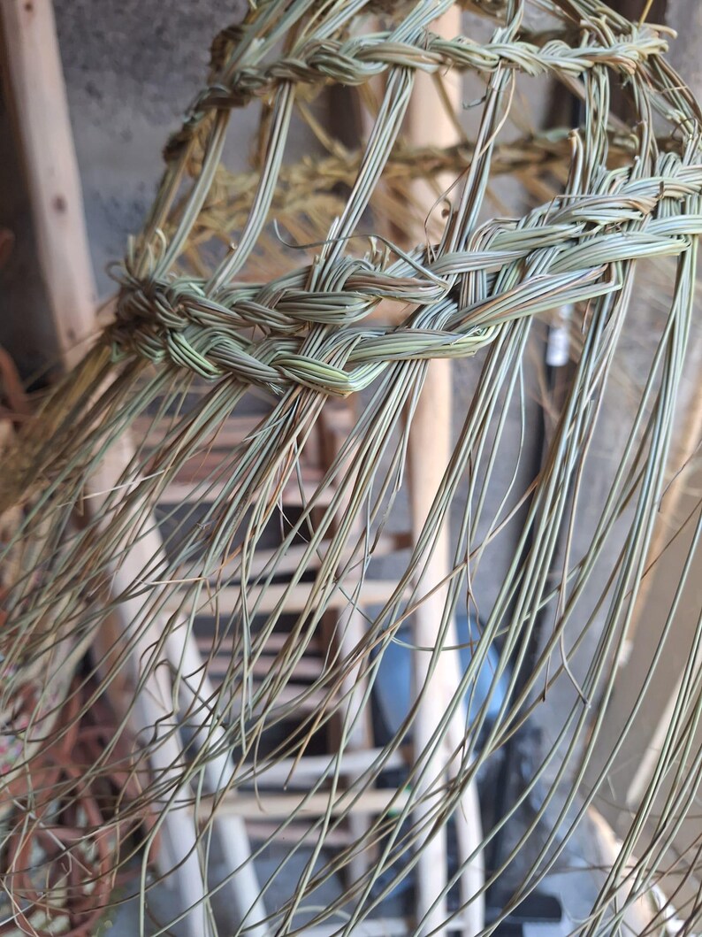 Marocain Openwork Paille Suspension Artisanale