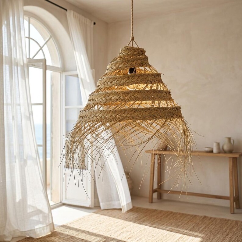 Marocain Spiral Openwork Suspension Artisanale