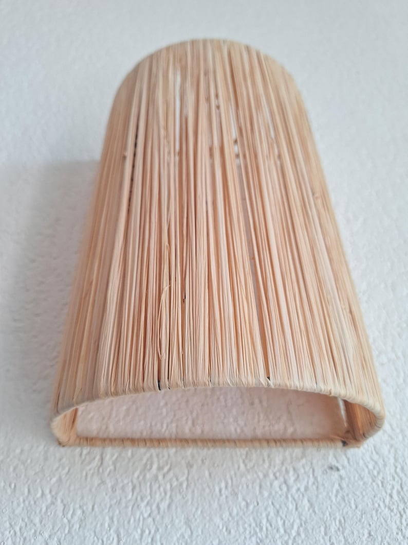Applique Murale en Raphia Naturel