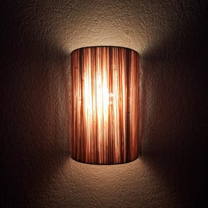 Handmade Raffia Wall Sconce - Natural Boho Chic Wall Decor - Moroccan Handcrafted Hanging Lampshade
