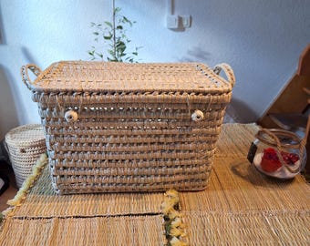 Panier et coffre à jouets en osier - Le rangement chic et pratique au nature