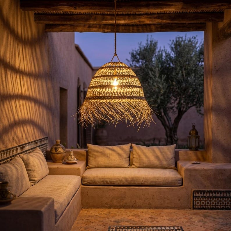 Marocain Openwork Bell Suspension Artisanale