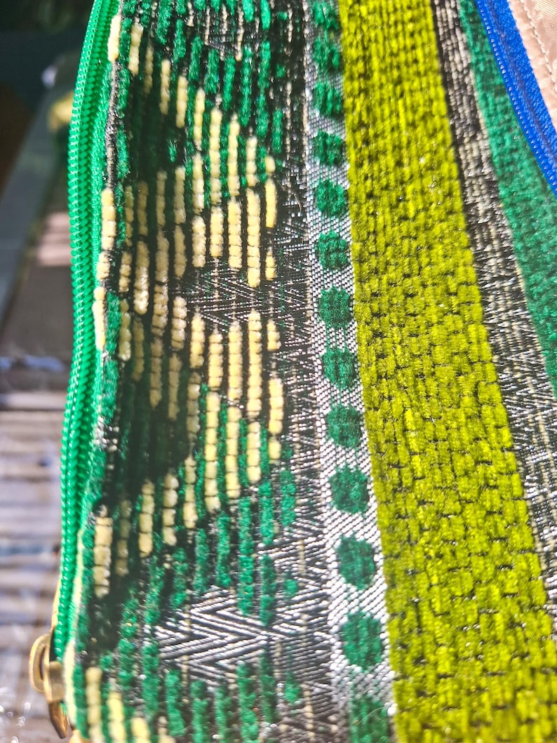 Pochette bohème en tissu berbère