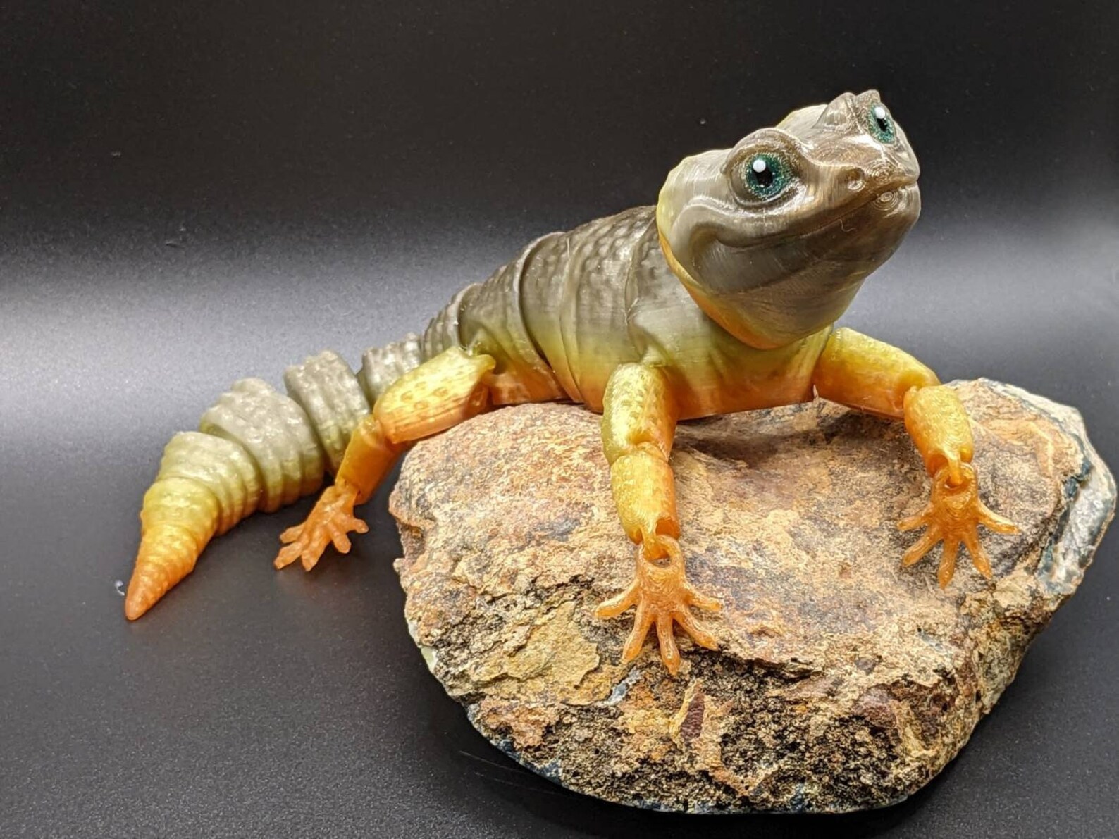 Leopard Gecko 3D Printed Articulated Desktop Pet by Matmire - Etsy