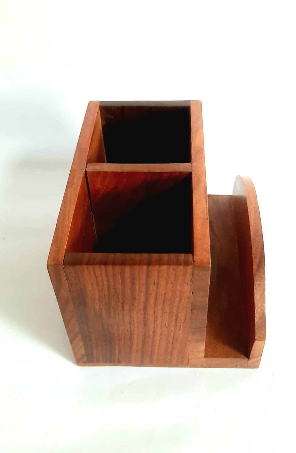 Wooden Table Caddy Restaurant. Wooden Brown Cutlery Etsy Australia