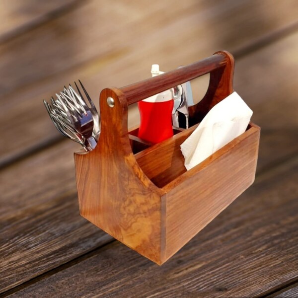 Wooden Caddy Etsy