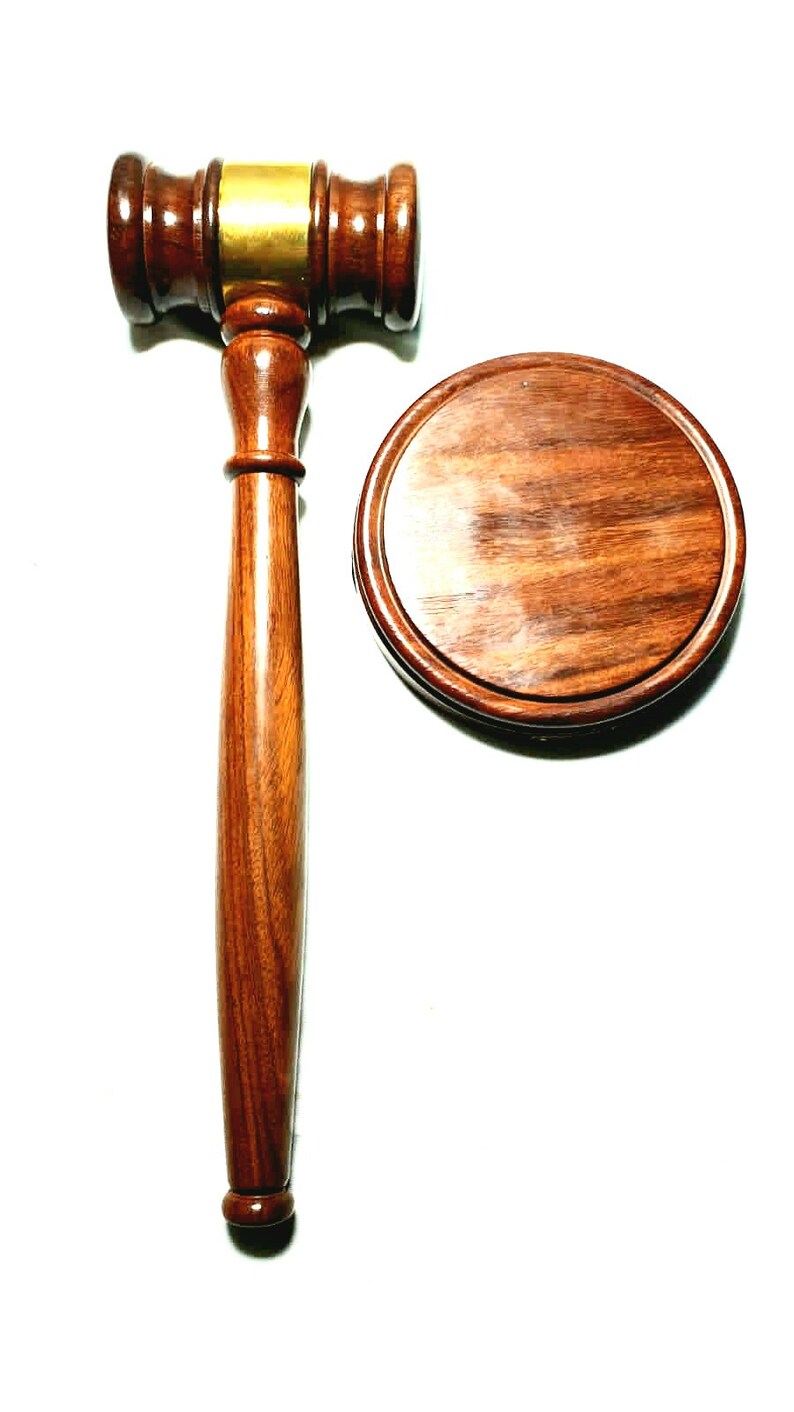 Wooden Gavel engraved Judge Mallet With Sound Block and Gifts Etsy