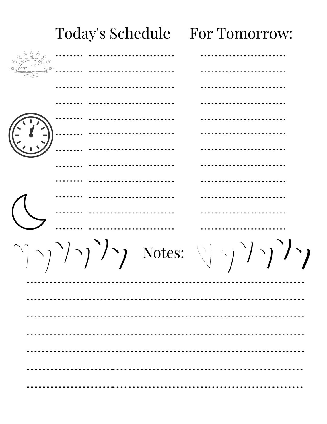 Daily Planner Google Slides Printable Editable Etsy Daily Planner Google Slides Printable Editable Etsy