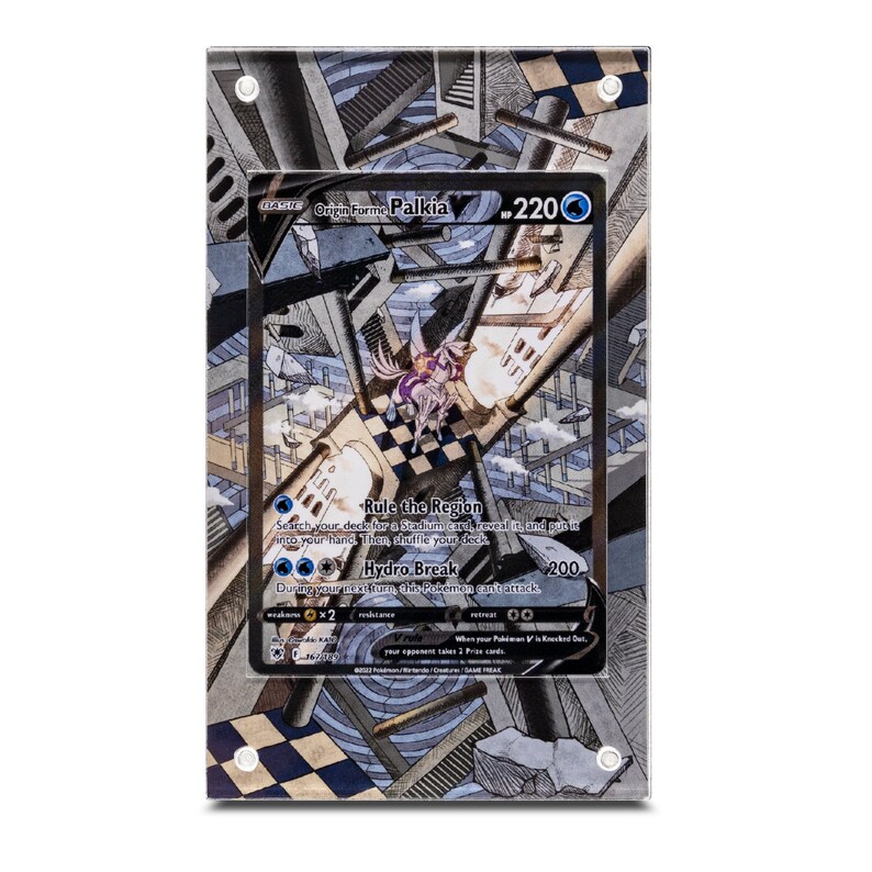 Pokemon Palkia V Alt Art Display Case With Custom Extended Art Etsy