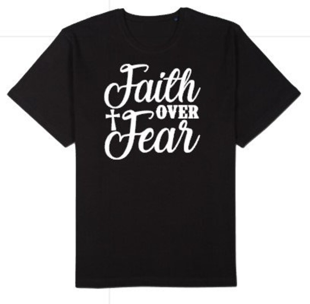 Faith Over Fear heat Transfer - Etsy