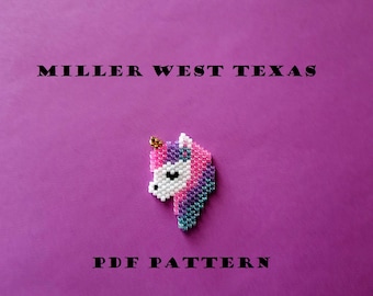 Unicorn Brick Stitch Pattern